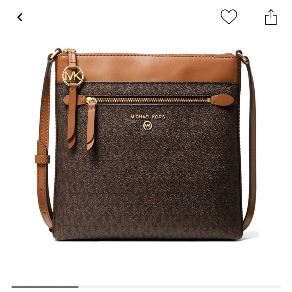 Michael Kors Jet Set Charm Signature Crossbody NWT - Picture 10 of 14